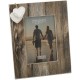 Juliana Collection Two Hearts Wooden Photo Frame 5x7